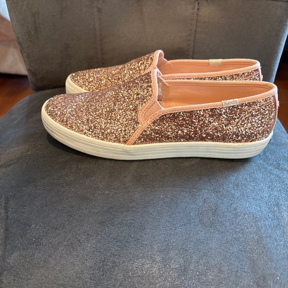 Keds for Kate Spade Glitter Slip On Shoes Size 7.5M - Picture 2 of 6
